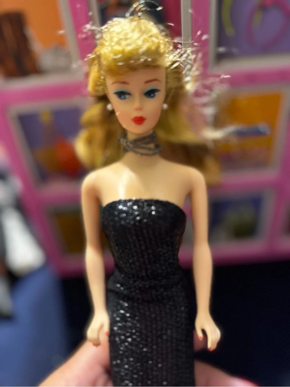 Barbie Collector Edition Solo in the Spotlight Doll Blonde Hair Dress Jewelry - Picture 7 of 7